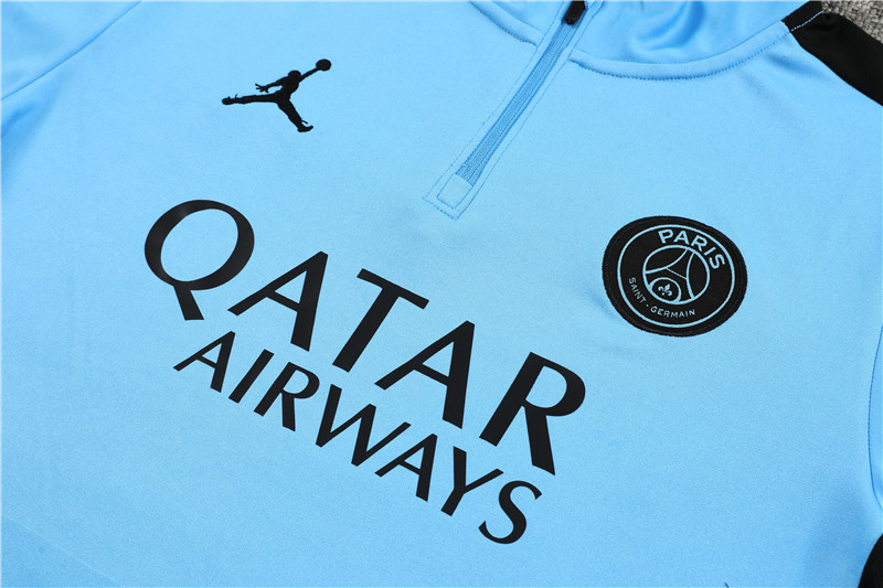 Paris Saint-Germain PSG 23-24 Long Sleeve Training Set -Light Blue