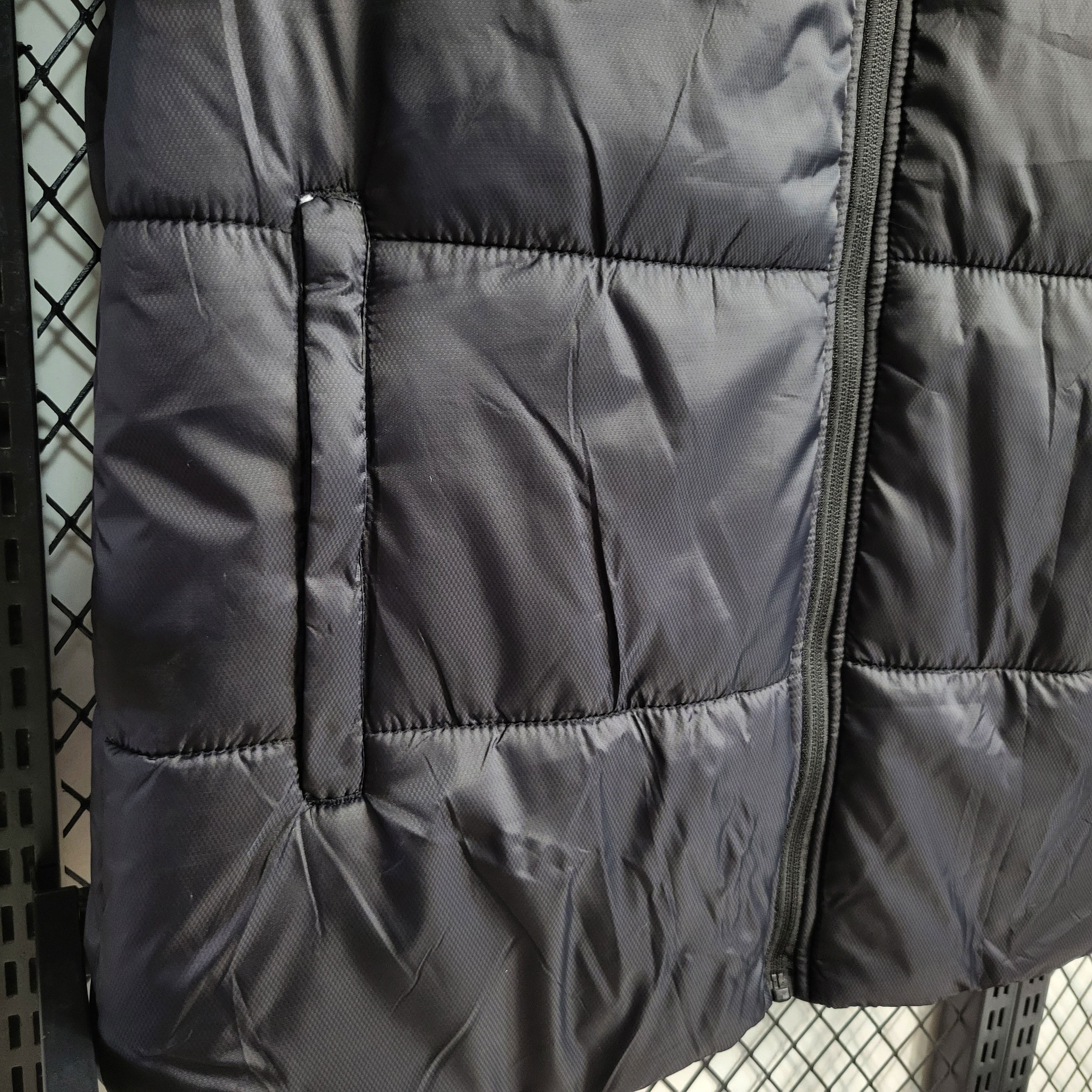Flamengo 23-24 Men's Hooded Thermal Cotton Jacket - Black