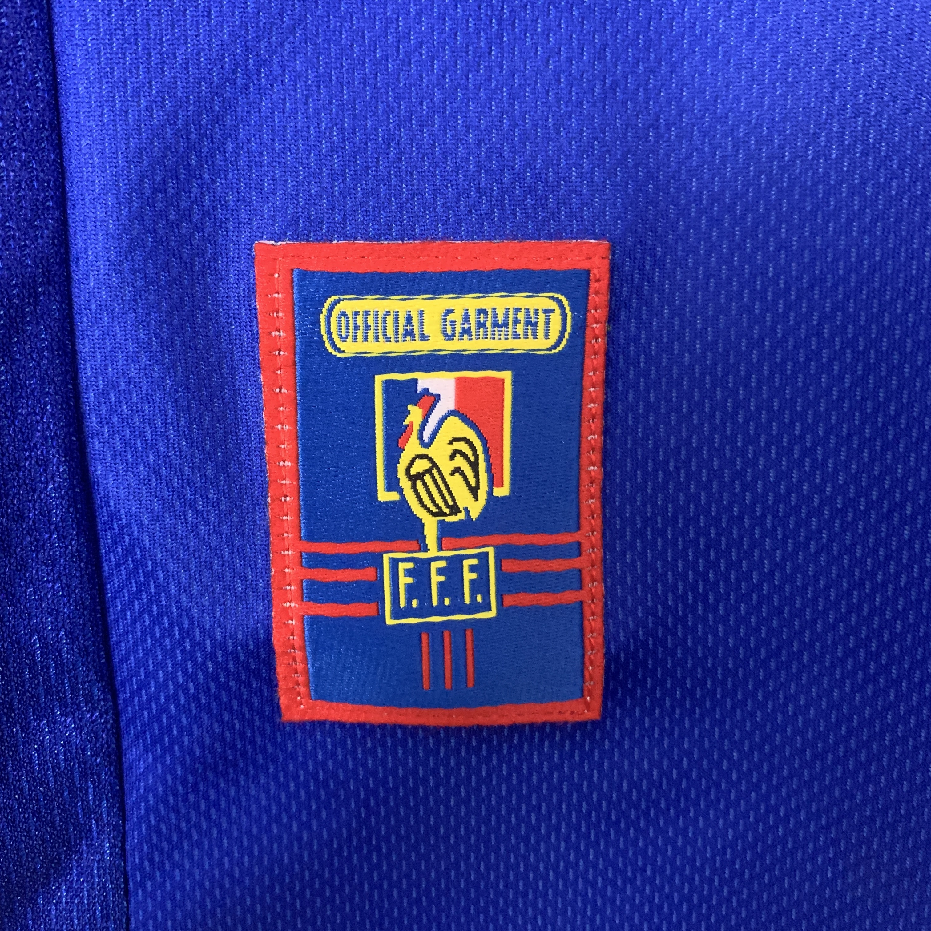 Retro France 1998 Home Stadium Long Sleeve Jersey