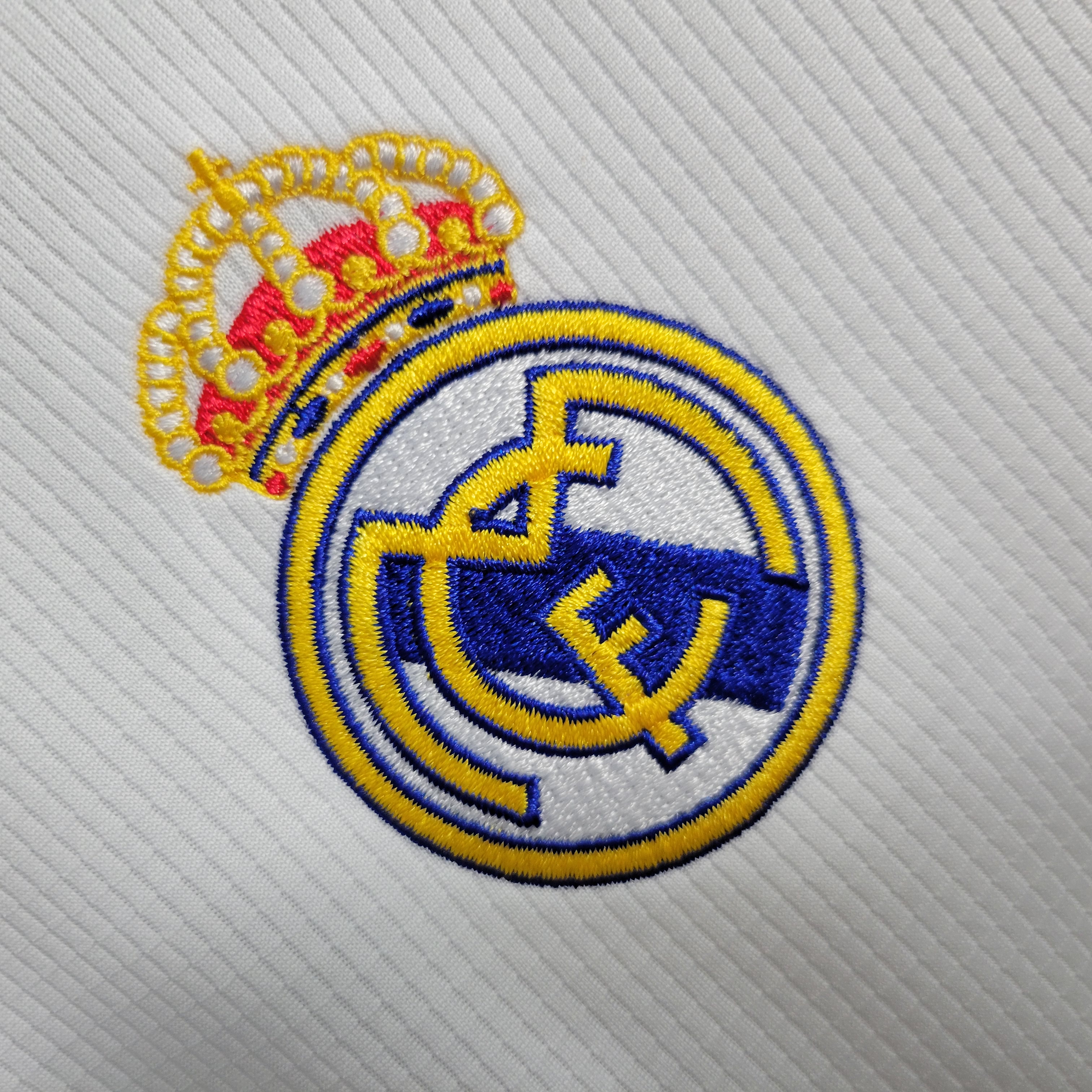 Retro Real Madrid 19-20 Home Stadium Long Sleeve Jersey
