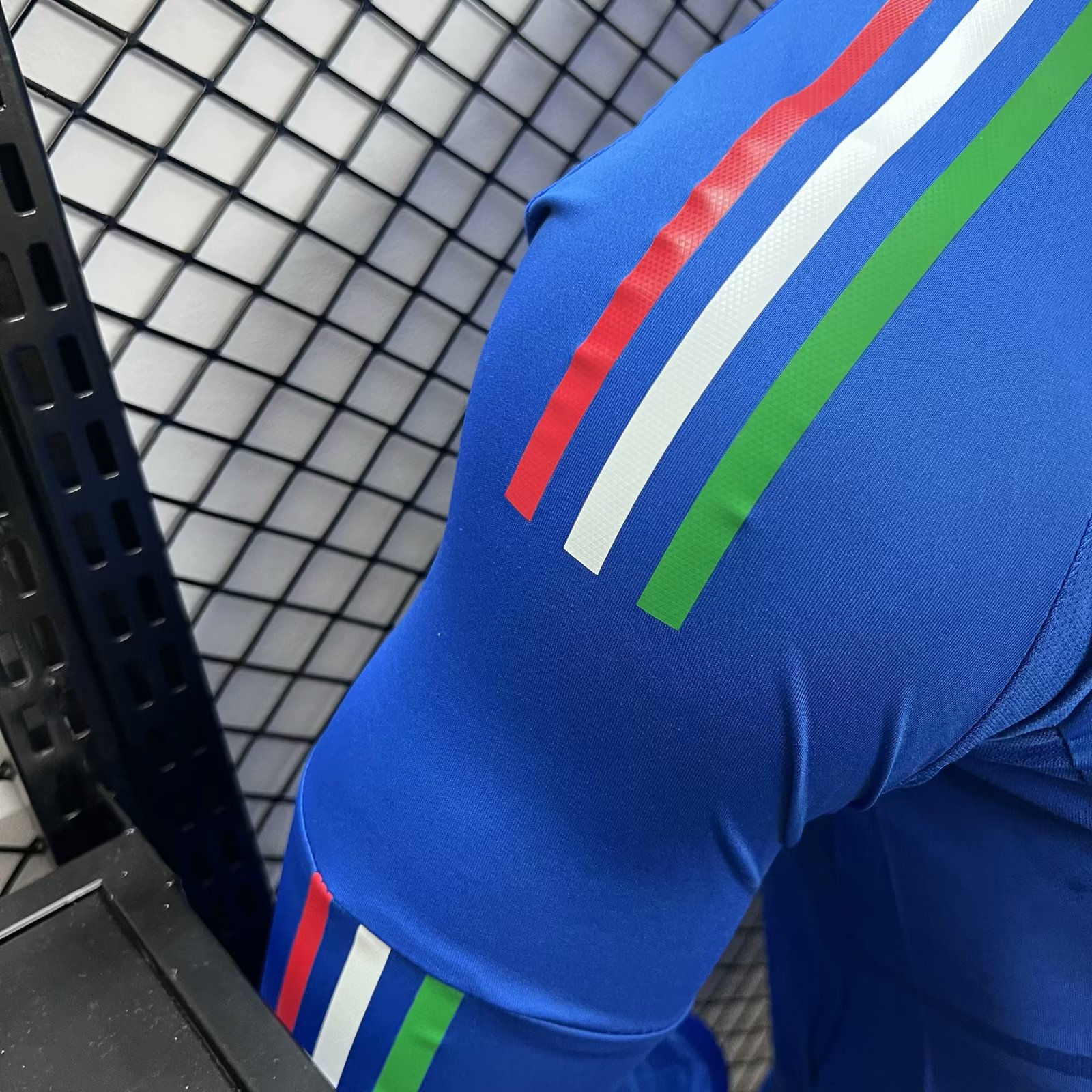 Italy 2024 Home Stadium Long Sleeve Jersey - Player Version