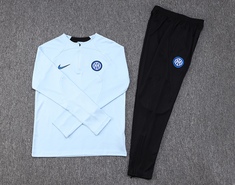 Inter Milan 23-24 Long Sleeve Training Set -Light Blue