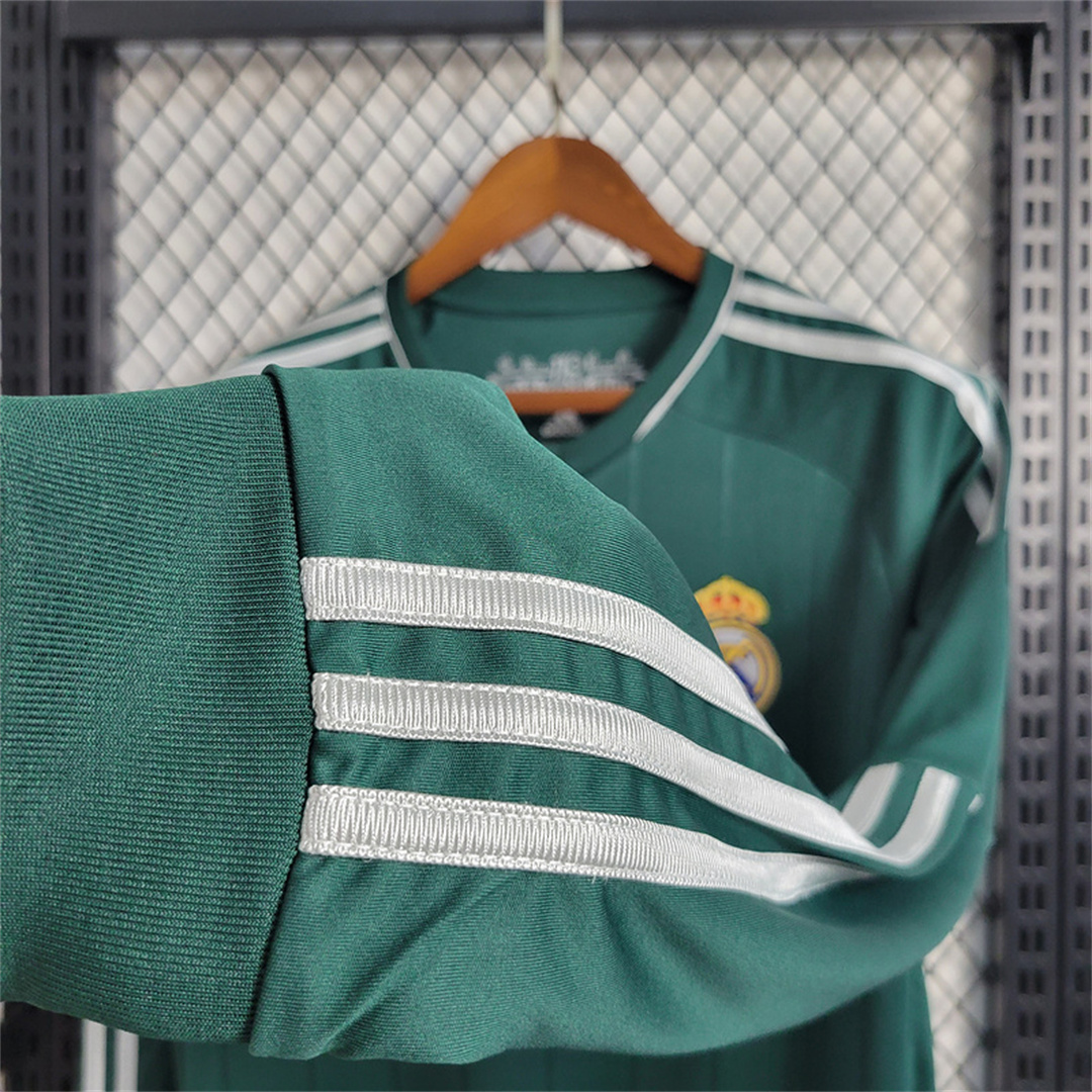 Real Madrid Retro 12-13 Third Away Long Sleeve Jersey