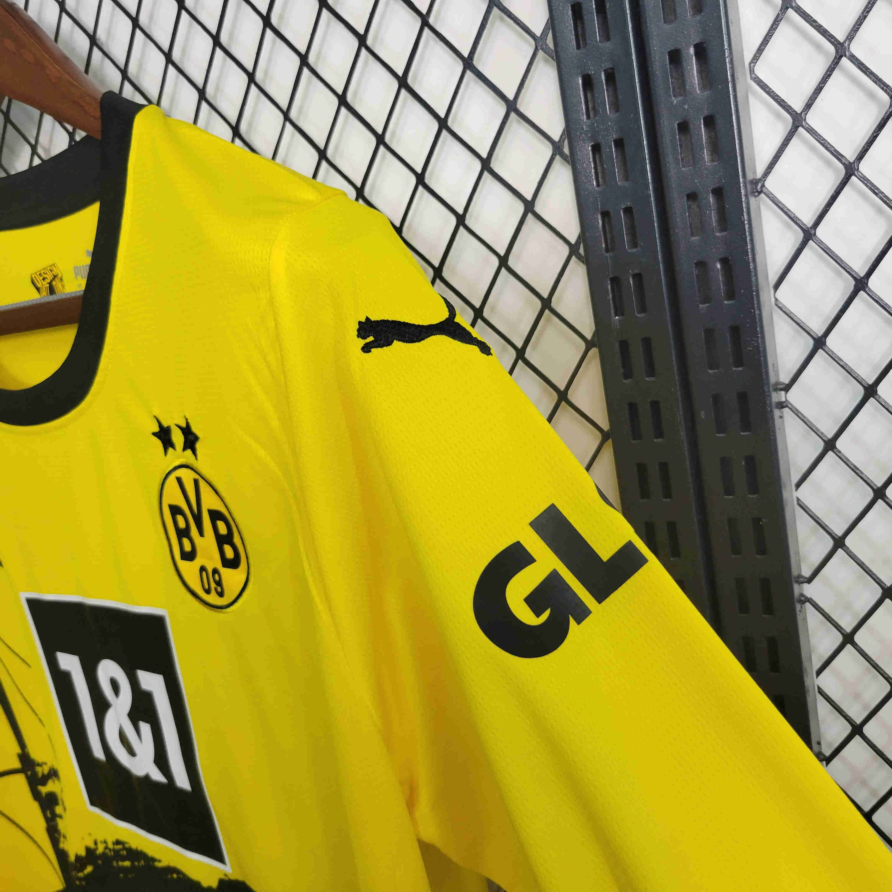 Dortmund 23/24 Home Home Long Sleeve Jersey - Fans Version