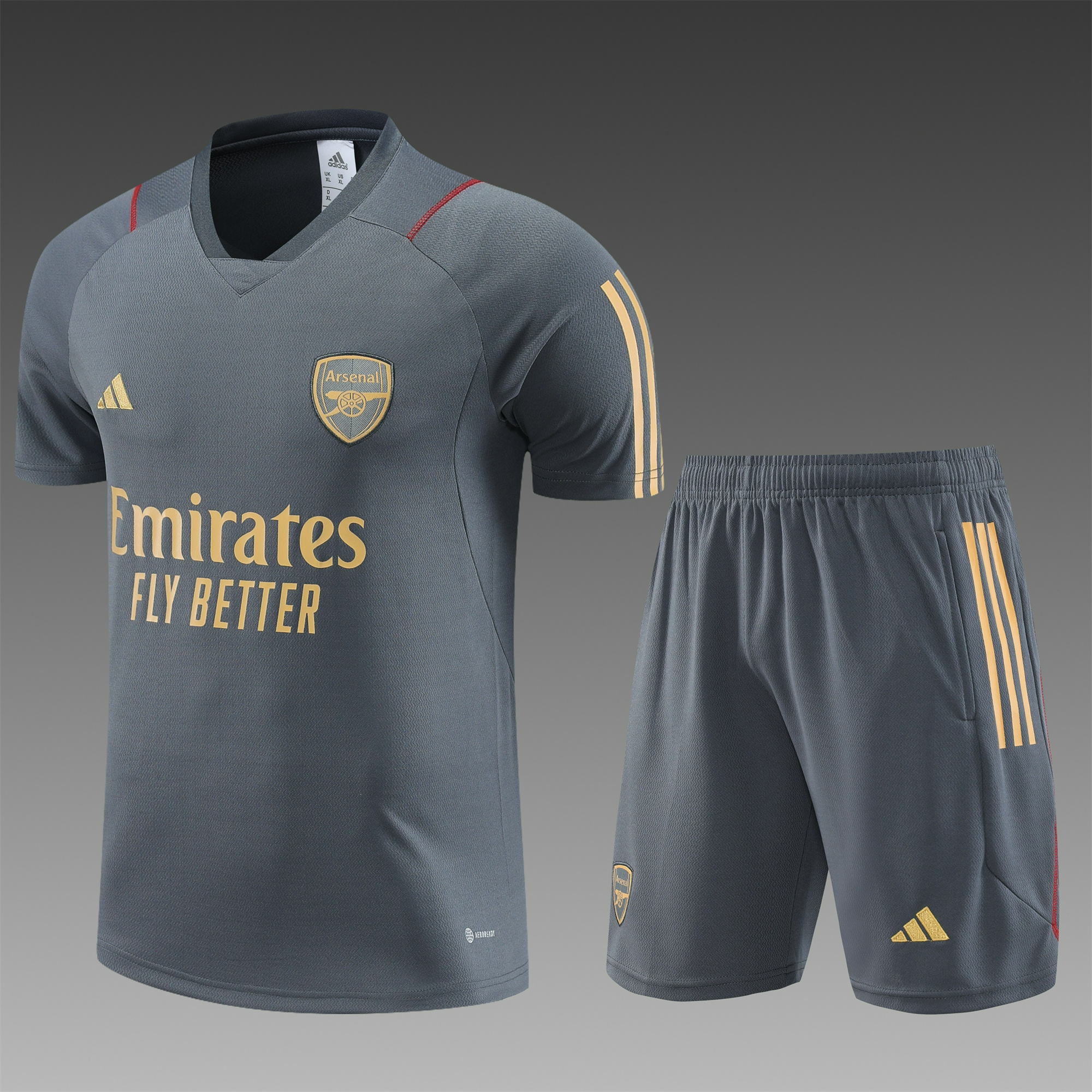 Arsenal 23-24 Short-Sleeve Training Set - Grey