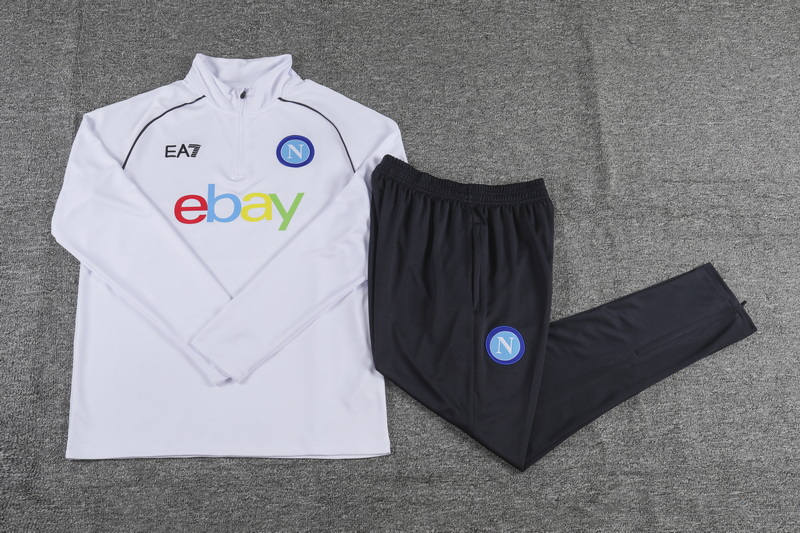 Napoli 23-24 Long Sleeve Training Set White