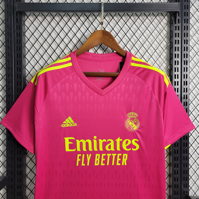 Real Madrid 23-24 Pink Goalkeeper Jersey - Fans Version