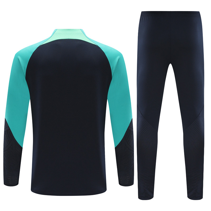 B.A.R.S.A 23-24 Long Sleeve Training Set -Black and Blue
