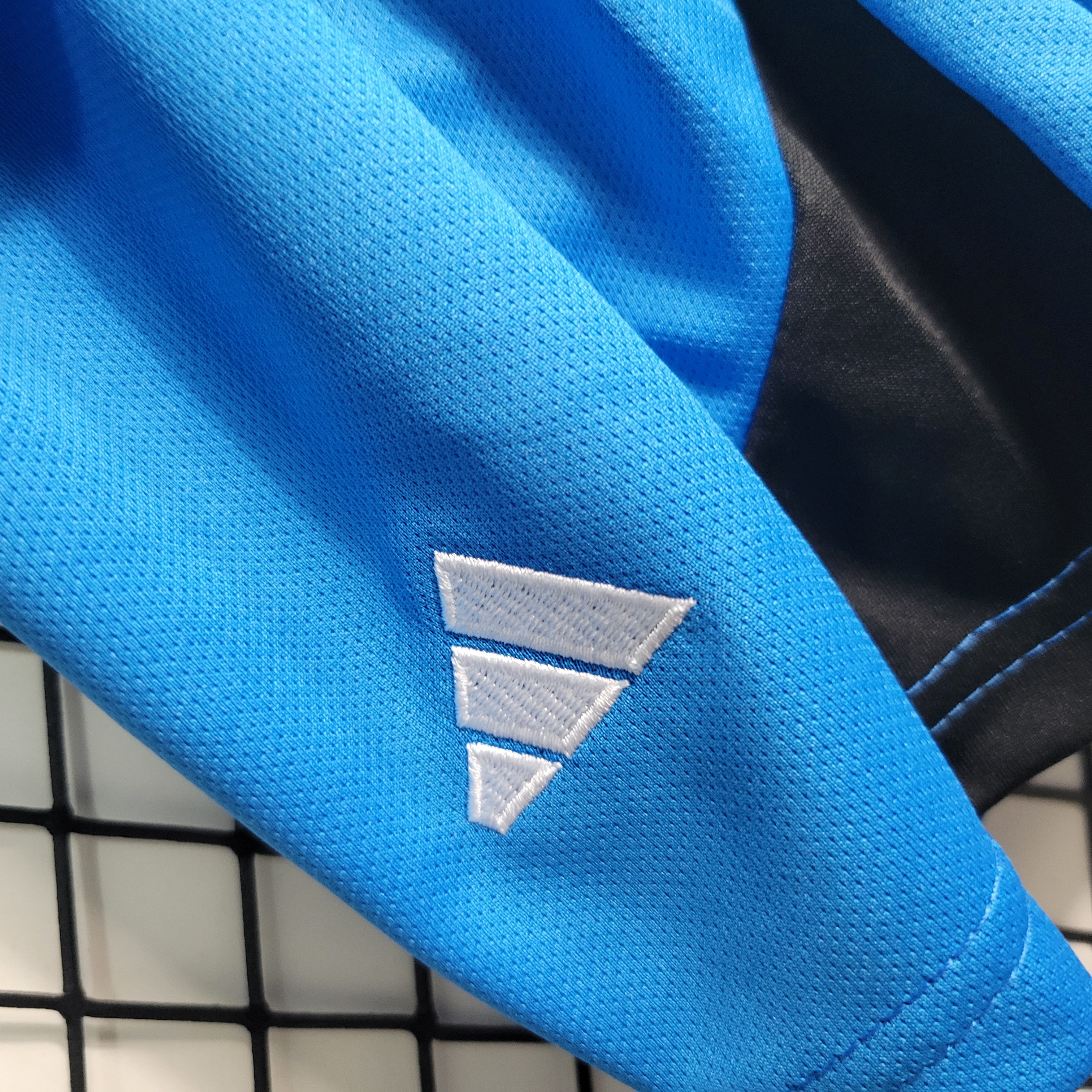 Real Madrid 23-24 Blue Goalkeeper Kids Kit
