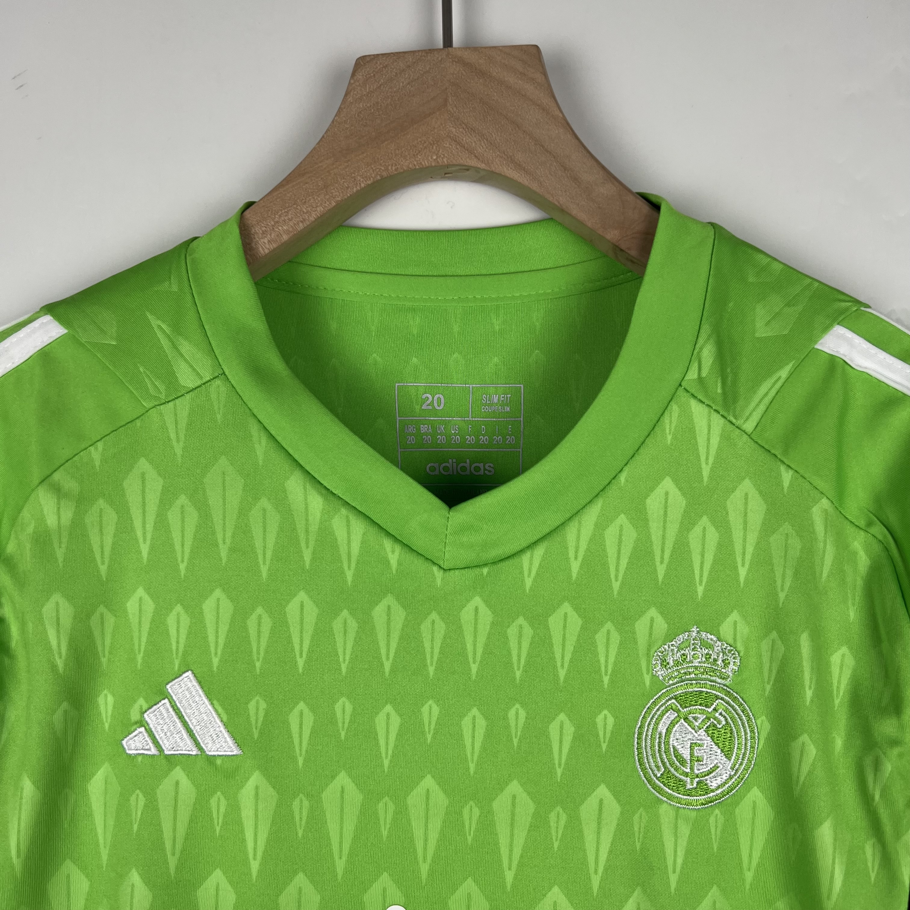 Real Madrid 23-24 Green Goalkeeper Kids Kit