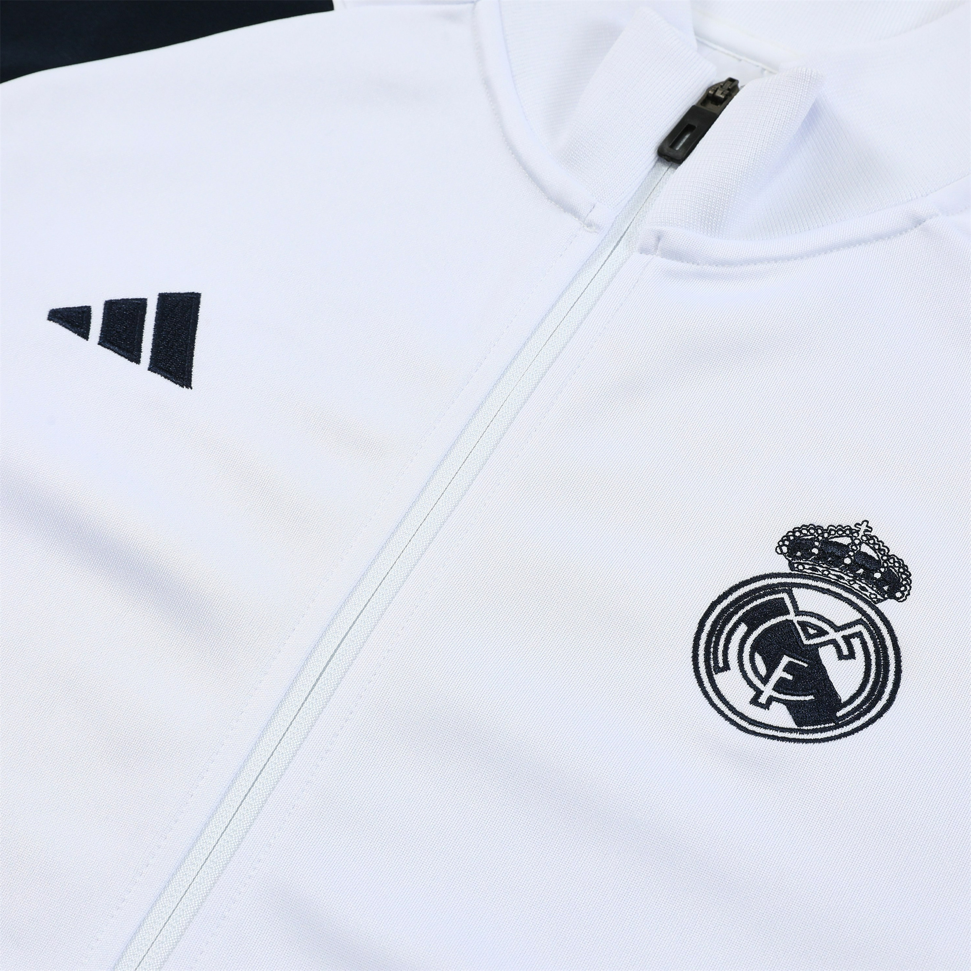 Real Madrid 23-24 Jacket Training Tracksuit White