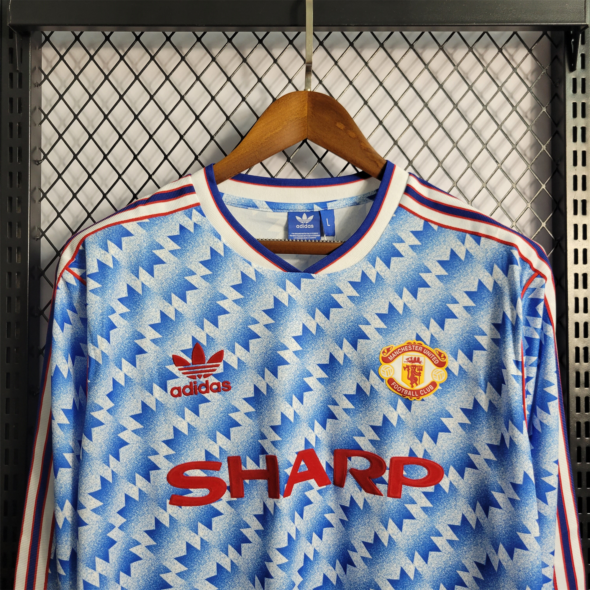 Manchester United Retro 90-92 Away Long Sleeve Jersey