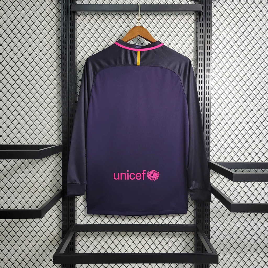 B.A.R.S.A Retro 16-17 Away Stadium Long Sleeve Jersey