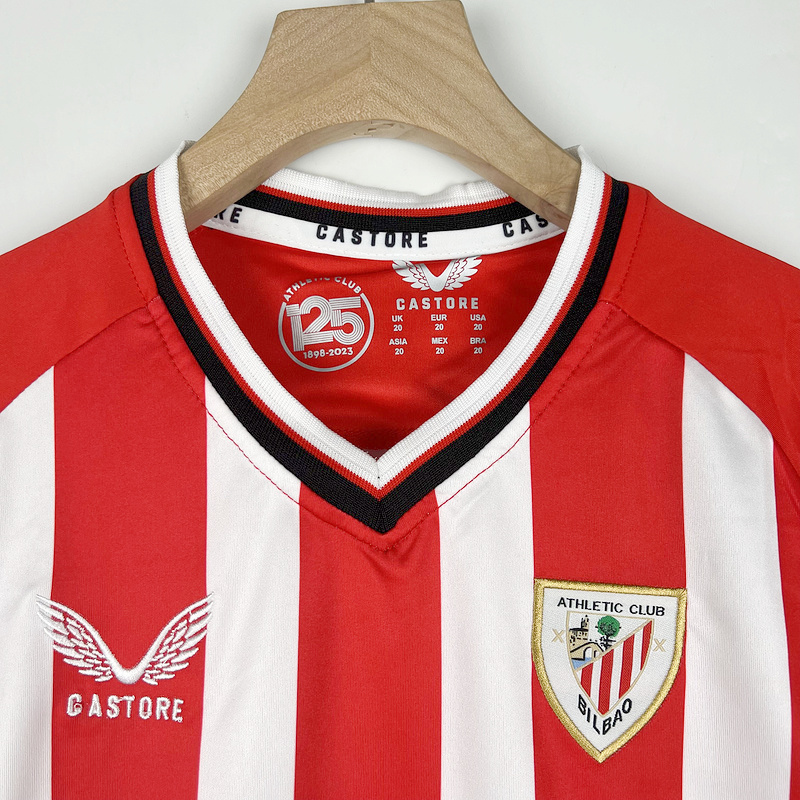 Athletic Bilbao 23-24 Home Stadium Kids Kit