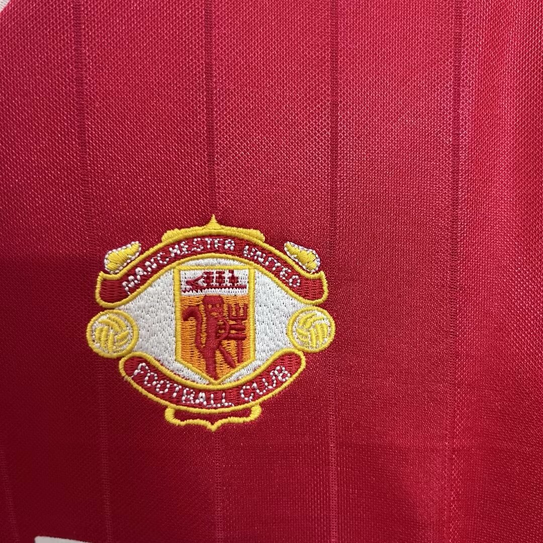 Manchester United Retro 82-83 Home Long Sleeve Jersey
