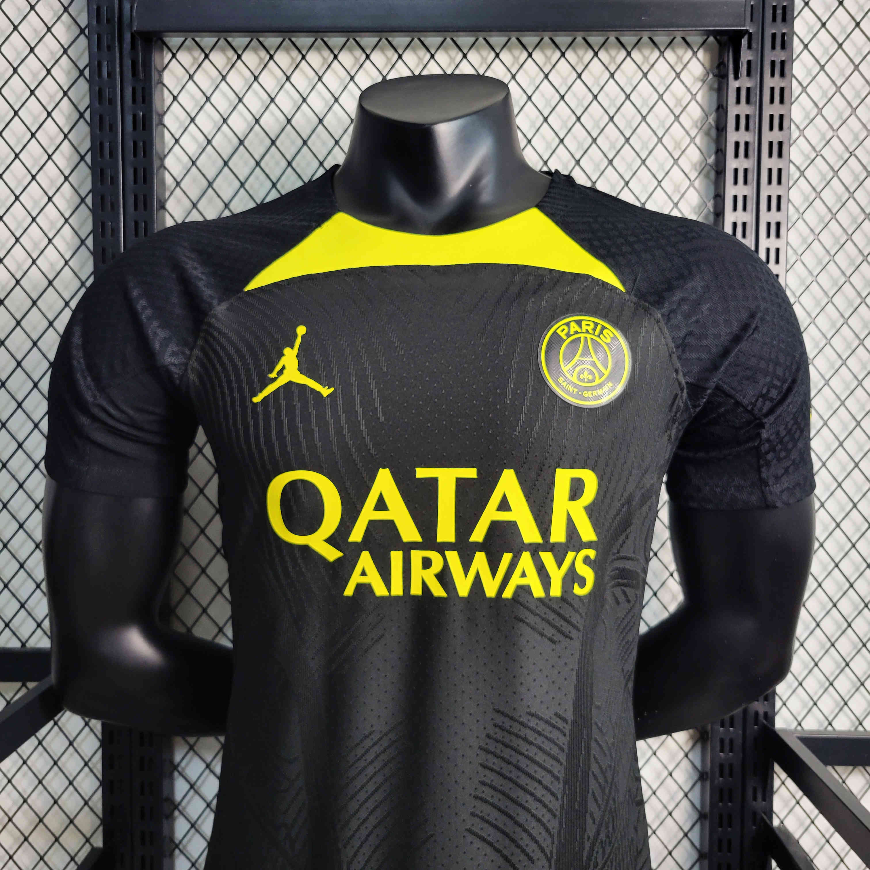 Paris Saint-Germain PSG 23/24 black Training Jersey - Player Version