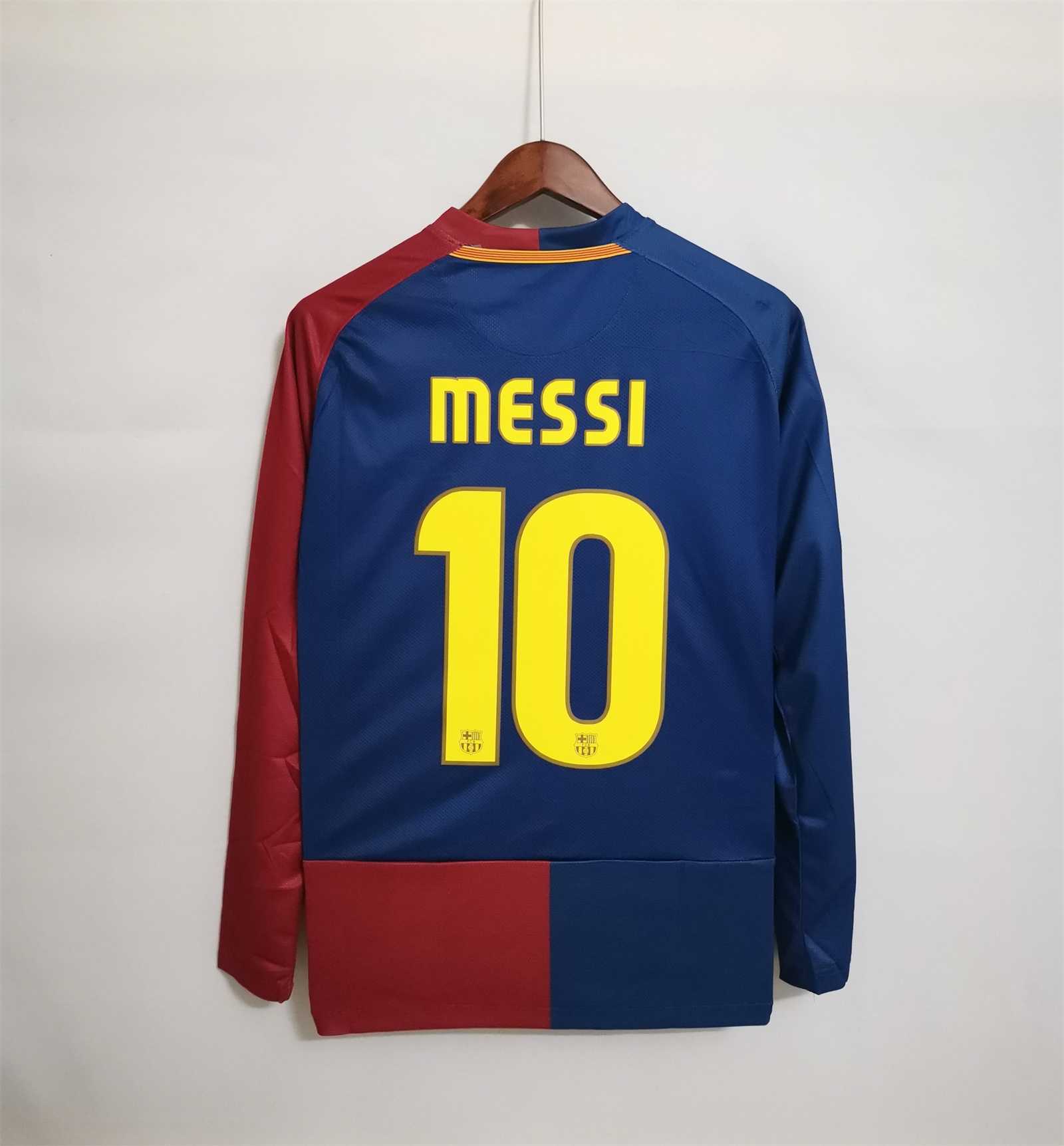 B.A.R.S.A Retro 08-09 Home Long Sleeve Jersey