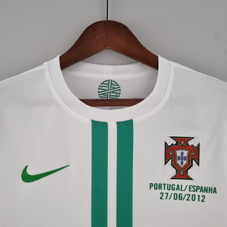 Retro Portugal 2012 Away Long Sleeve Jersey