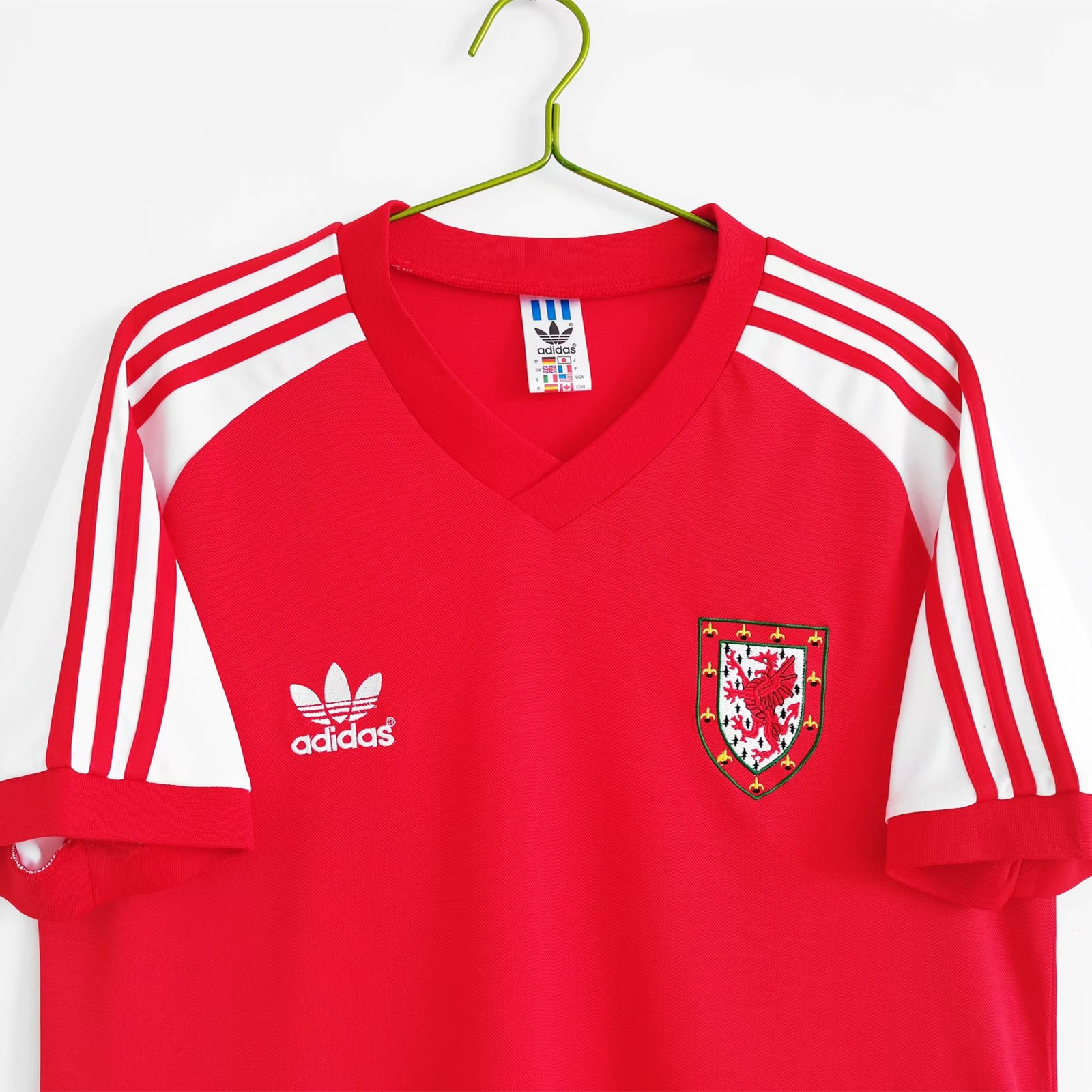 Retro Wales 1982 Home Stadium Jersey