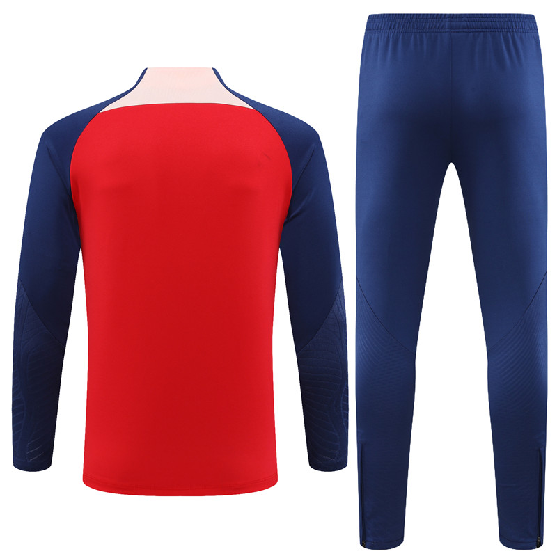 Atletico Madrid 23-24 Kids Long Sleeve Training Set Red