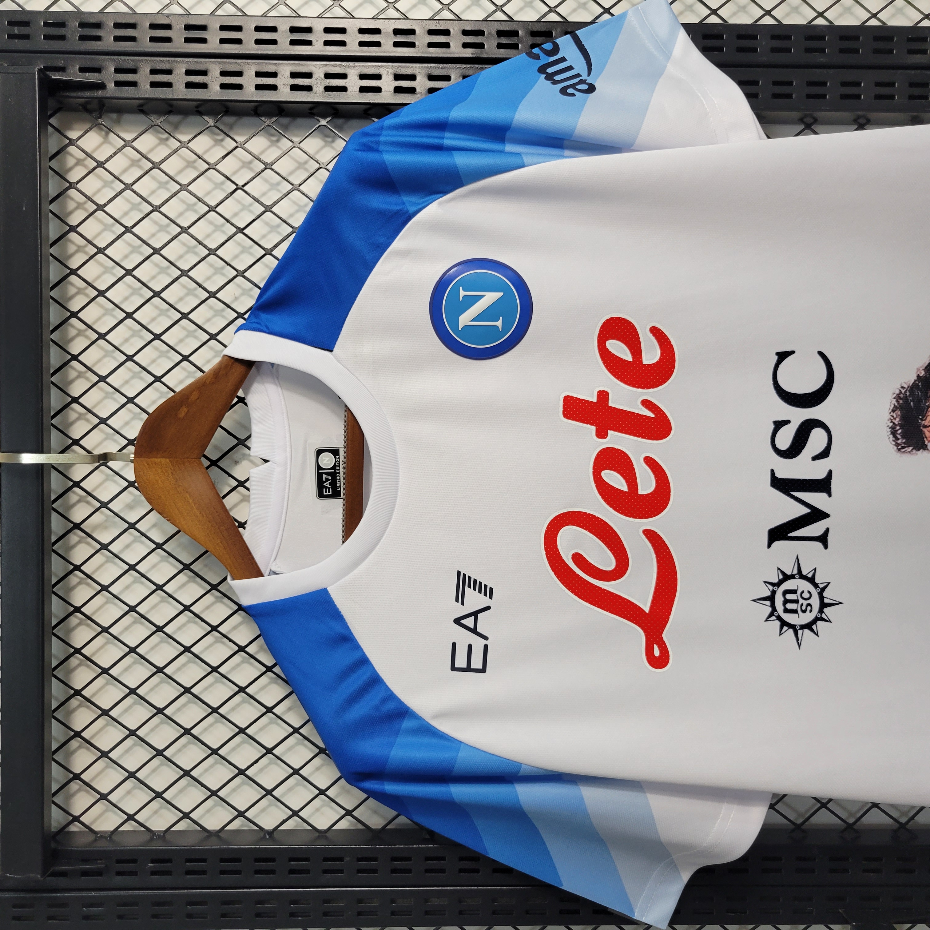 23-24 Napoli Champions White Jersey