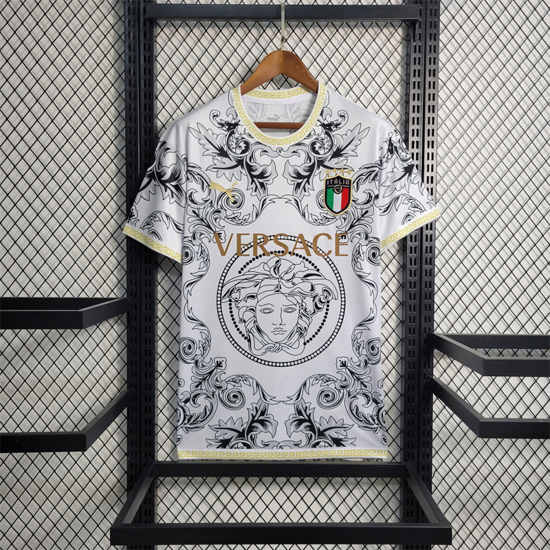 Italy X Versace Special Edition Jersey 23/24 Football Kit
