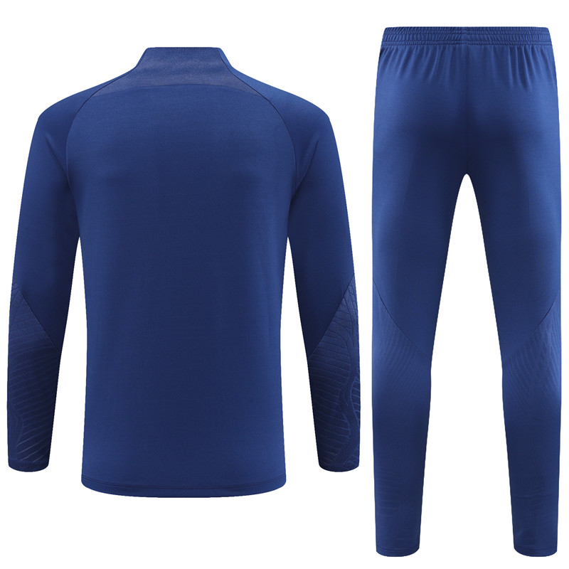 Tottenham Hotspur 23-24 Kids Long Sleeve Training Set Royal Blue