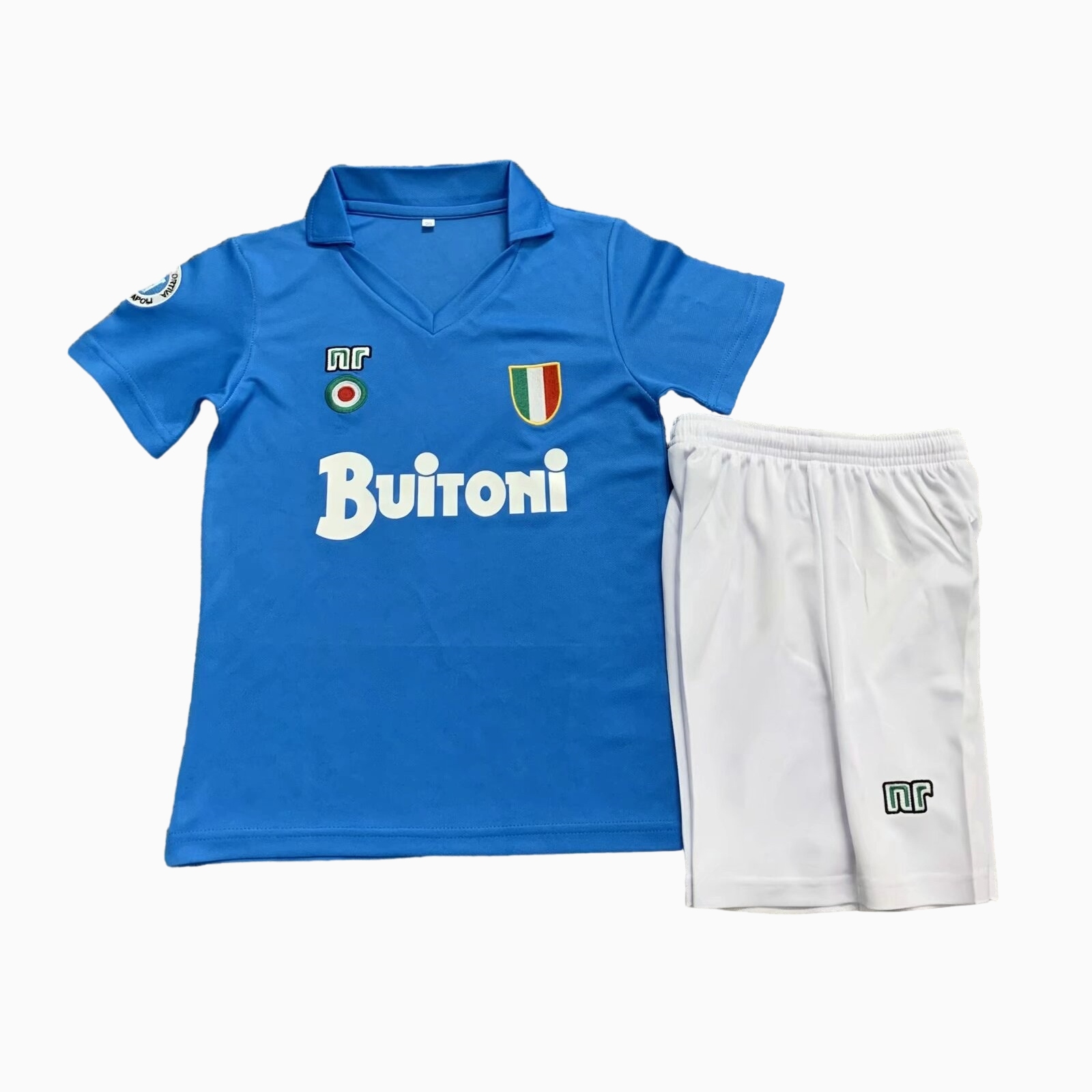 Retro Napoli 1987-88 Home Stadium Kids Kit