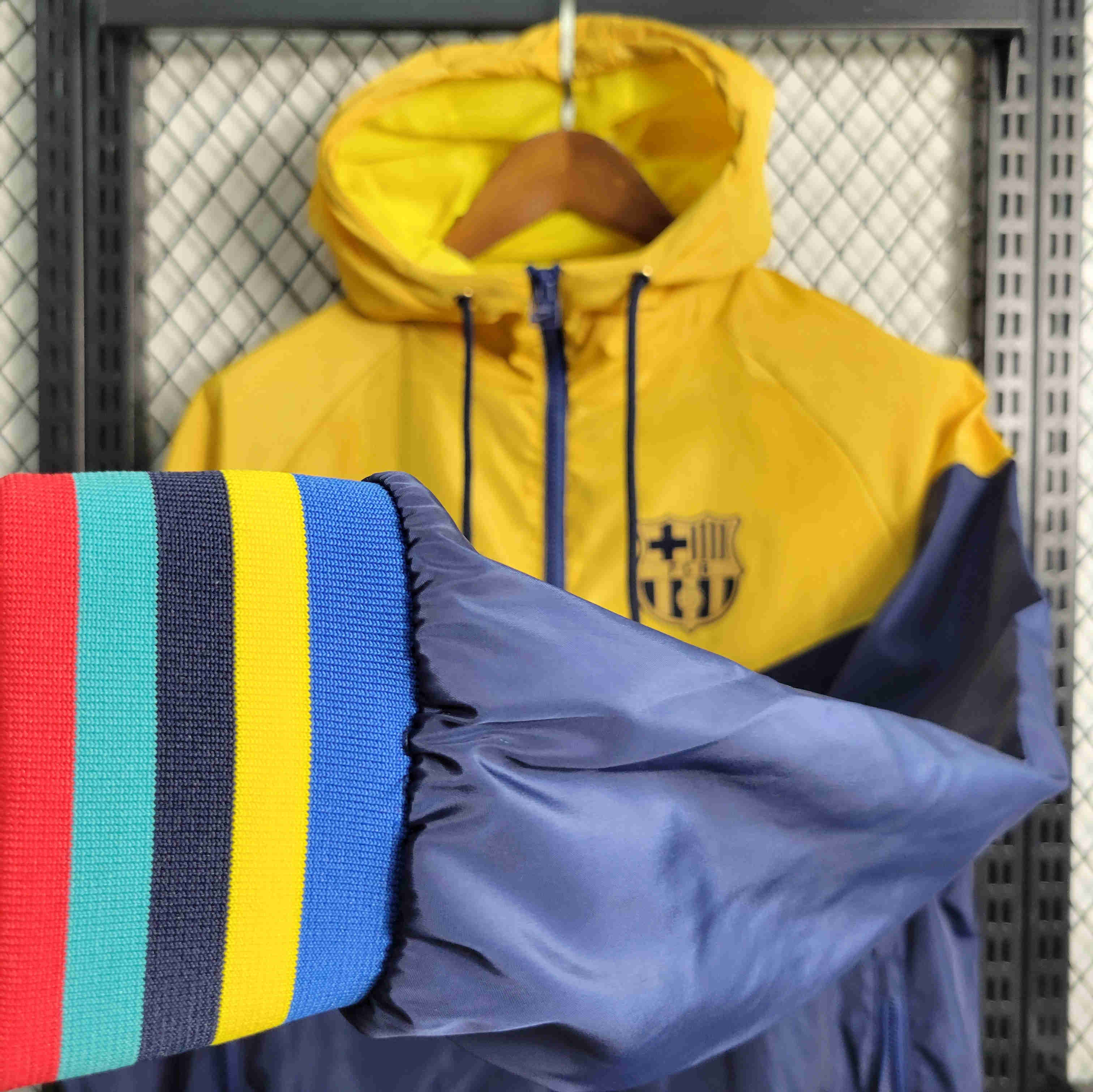 B.A.R.S.A 23-24 Red Royal Blue Yellow PlayerWindbreaker