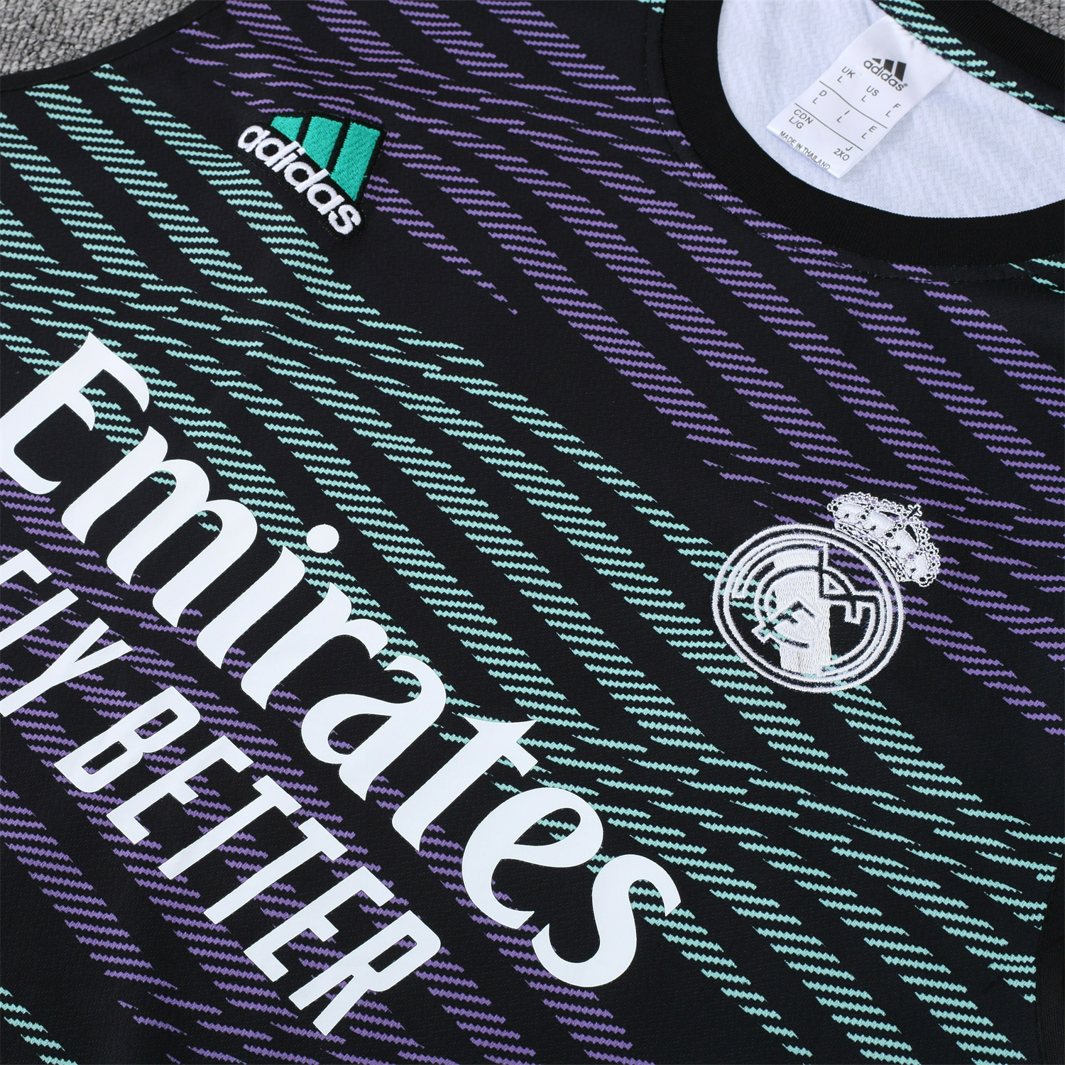 Real Madrid 23-24 Striped Training Vest Suit
