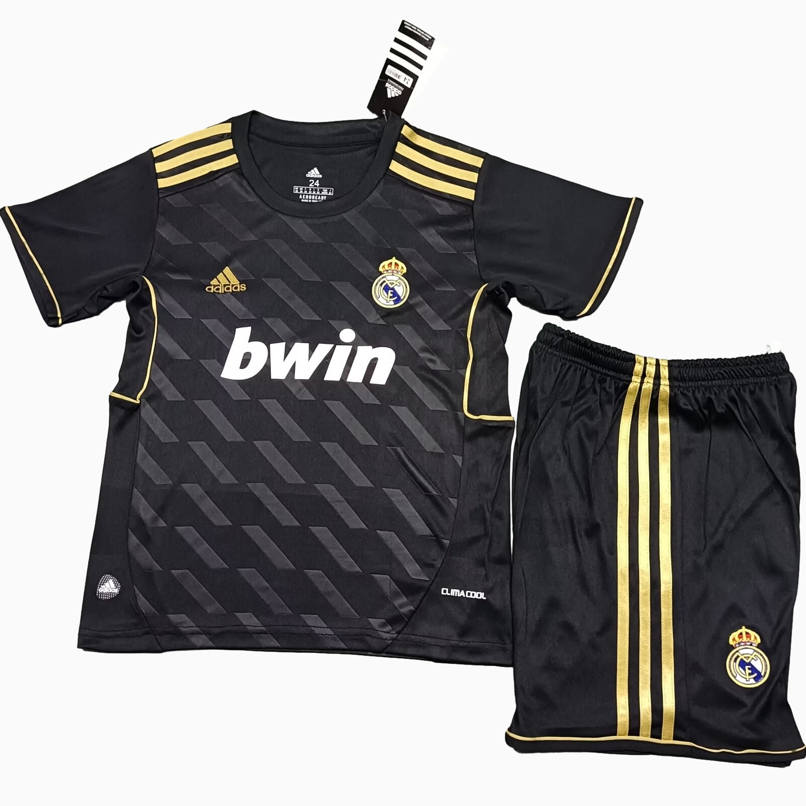 Retro Real Madrid 11-12 Away Stadium Kids Kit