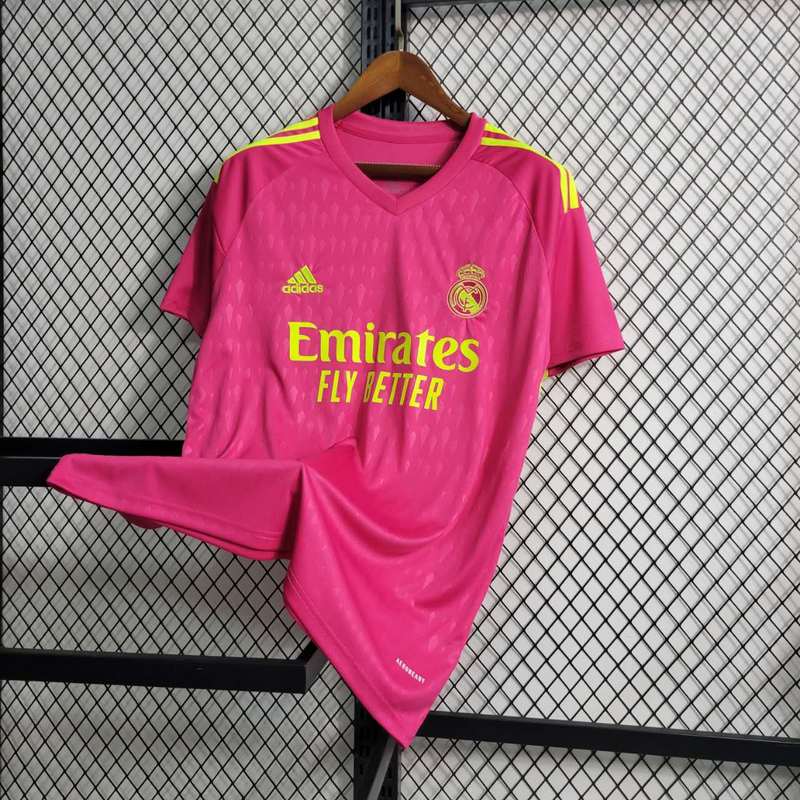 Real Madrid 23-24 Pink Goalkeeper Jersey - Fans Version