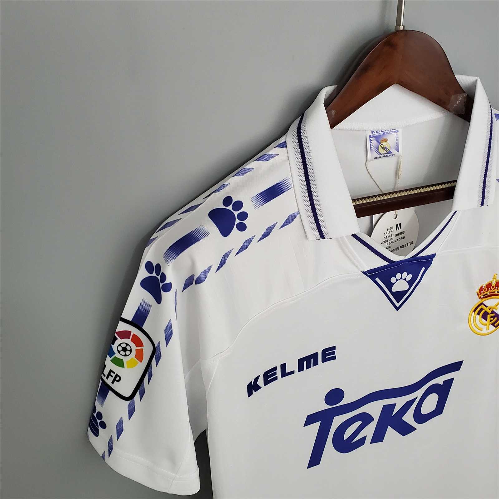 Real Madrid Retro 96-97 Home Stadium Jersey