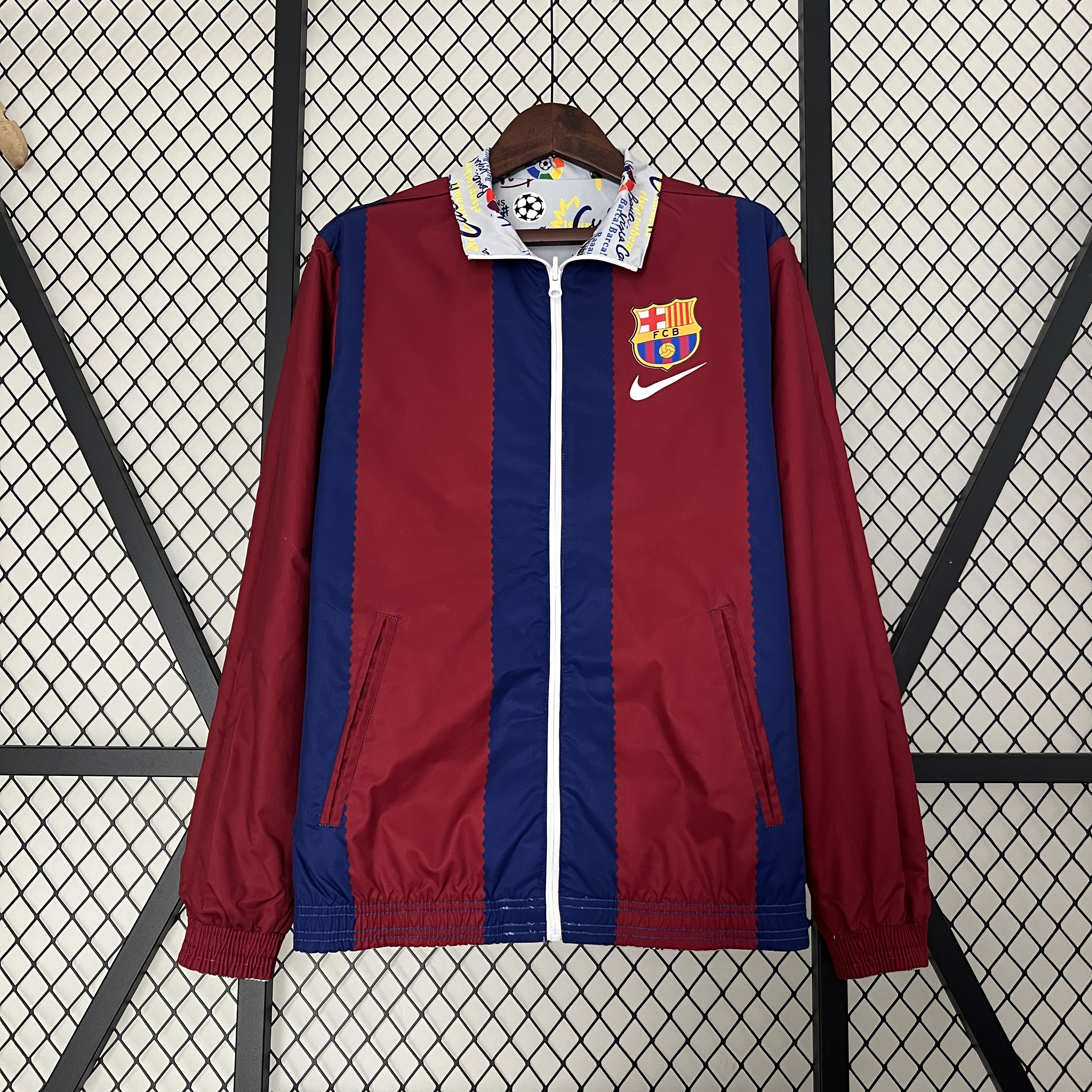 B.A.R.S.A 23-24 Double Sided Windbreaker - Graffiti Style