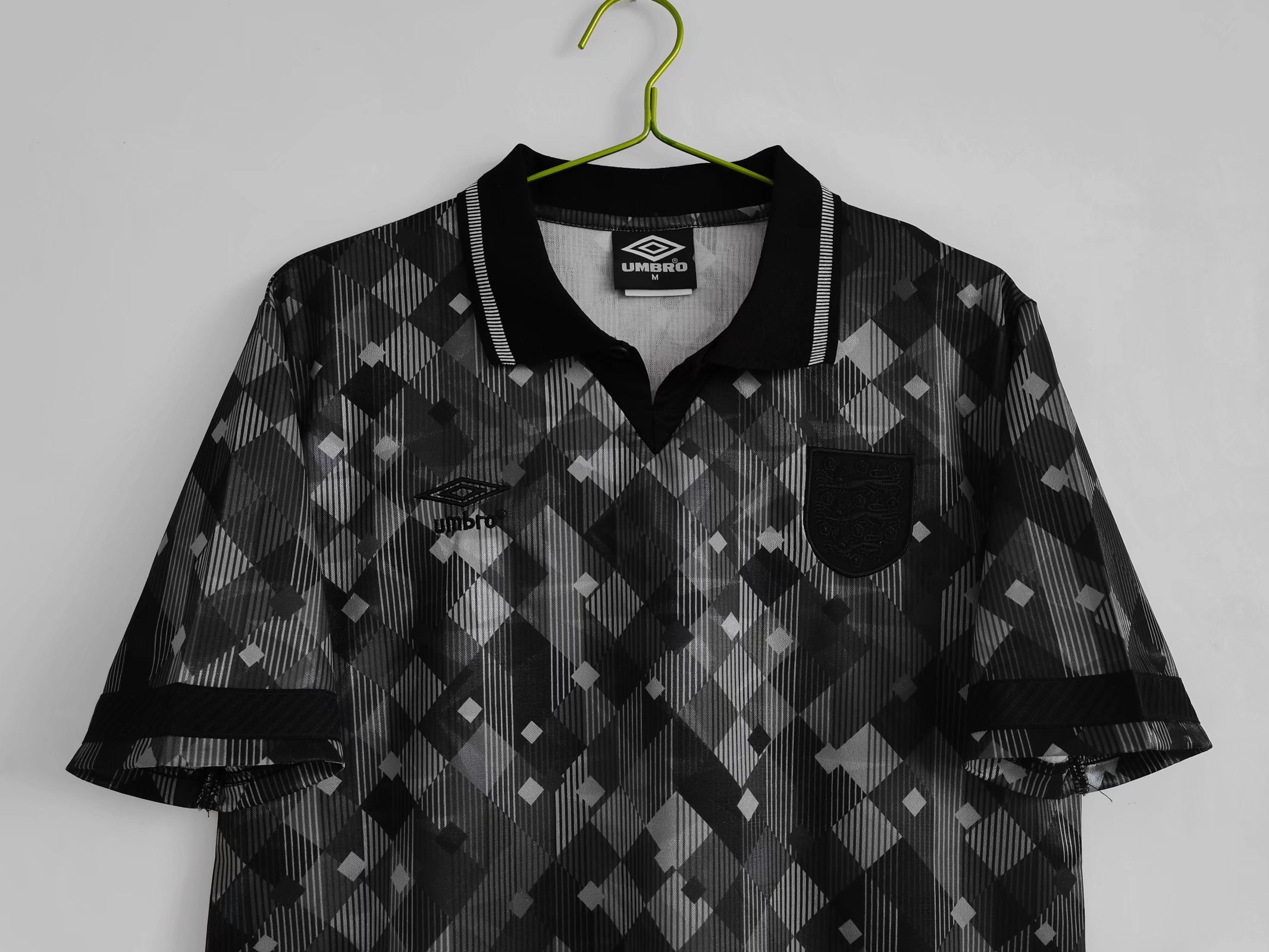 Retro England 1990 Black Jersey
