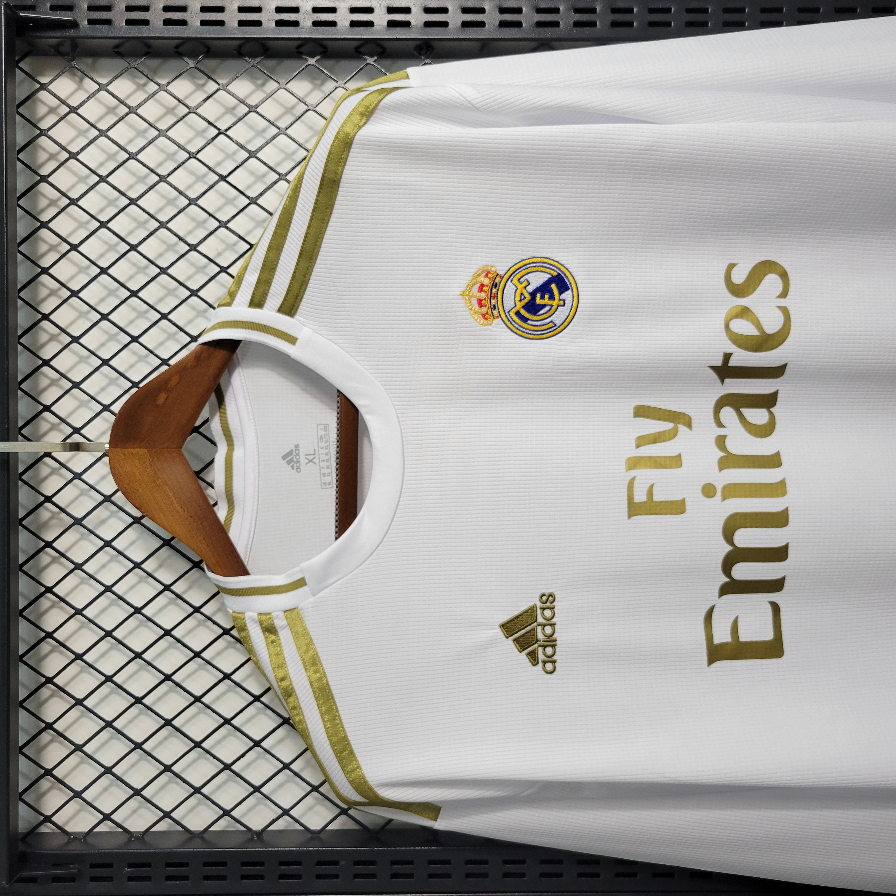 Retro Real Madrid 19-20 Home Stadium Long Sleeve Jersey