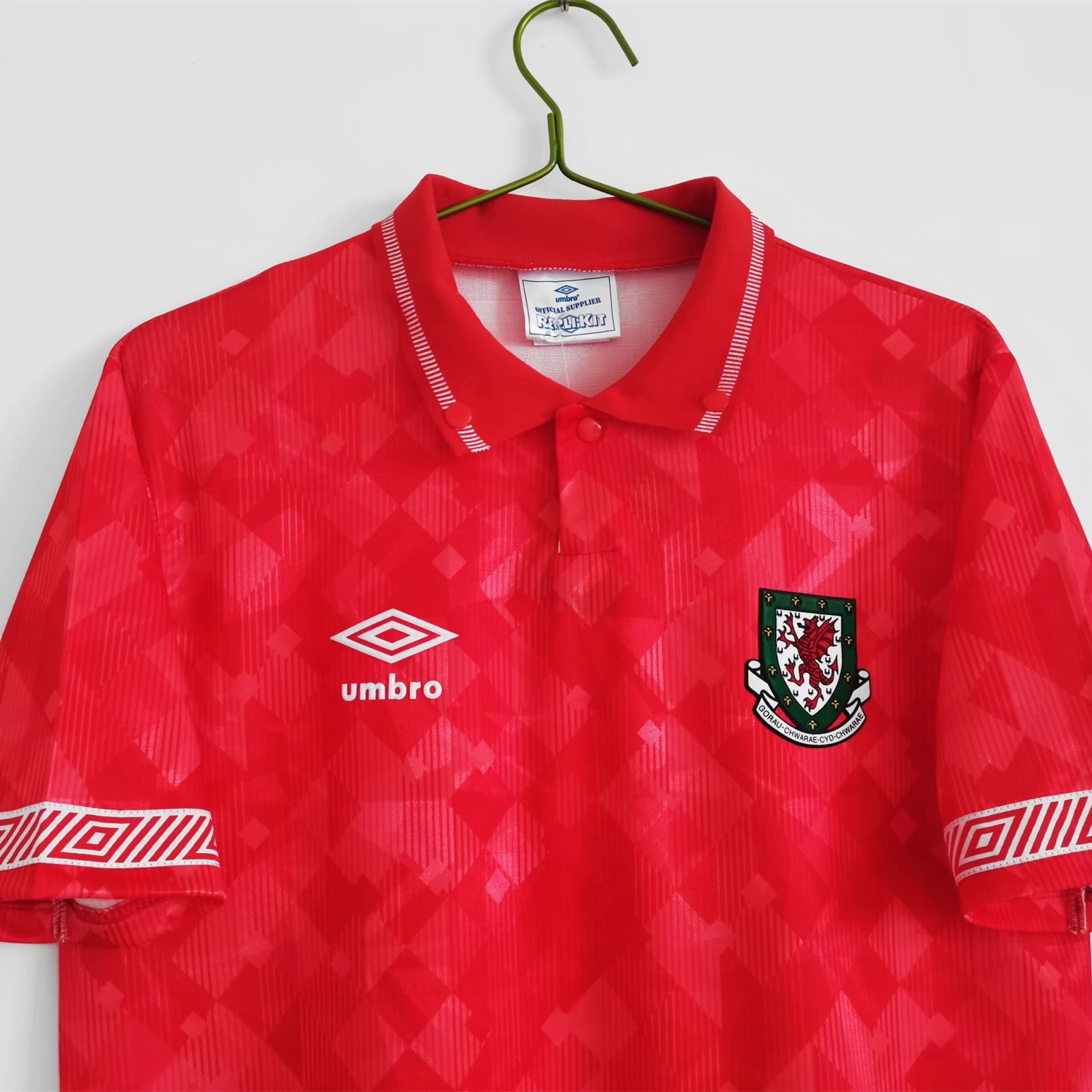 Retro Wales 1990 Home Stadium Jersey
