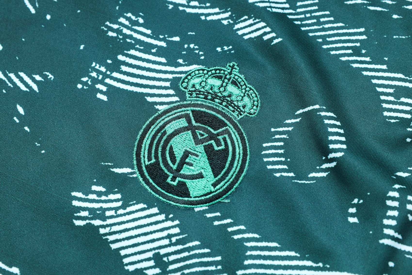 23-24 Real Madrid Green Training Vest Suit