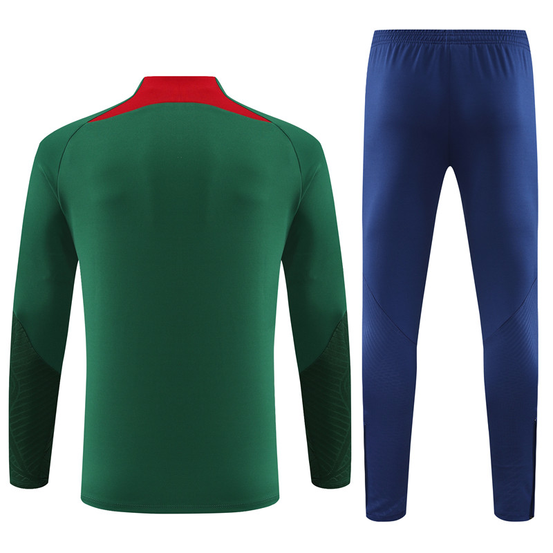 Portugal 23-24 Kids Long Sleeve Training Set Green