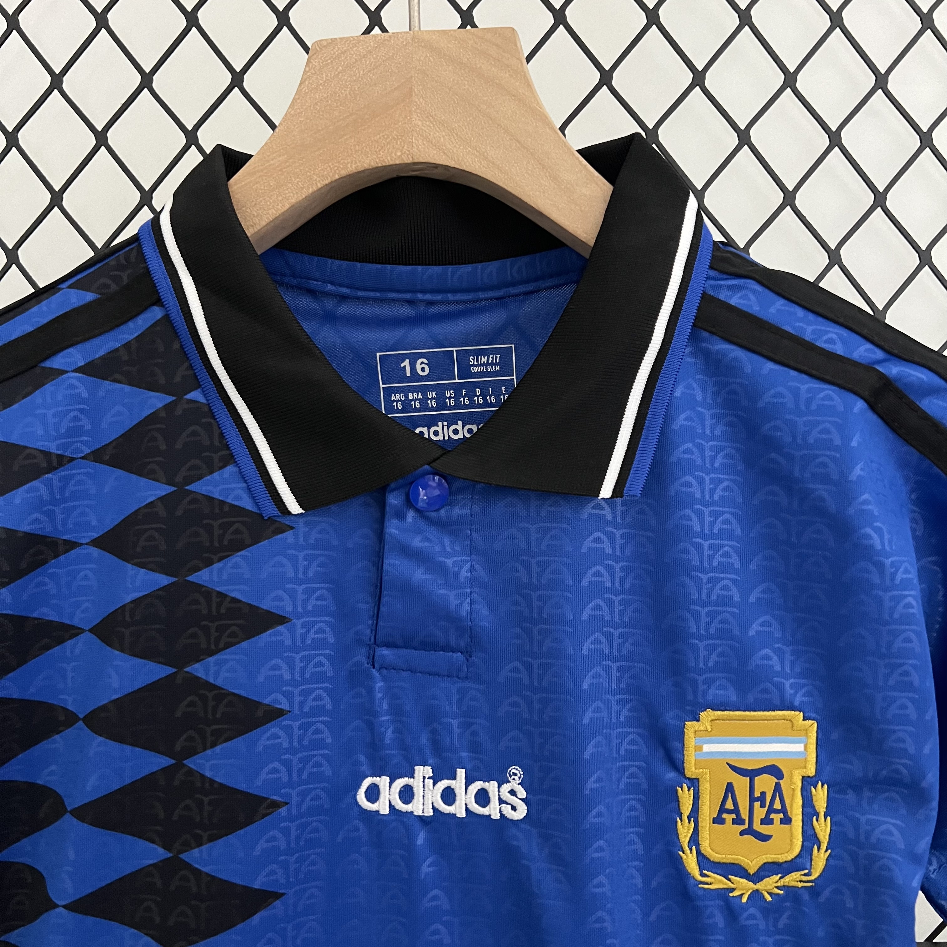 Retro Argentina 1994 Away Stadium Kids Kit
