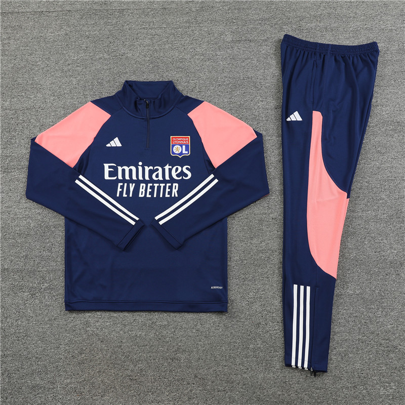 Lyon 23-24 Kids Long Sleeve Training Set Royal Blue