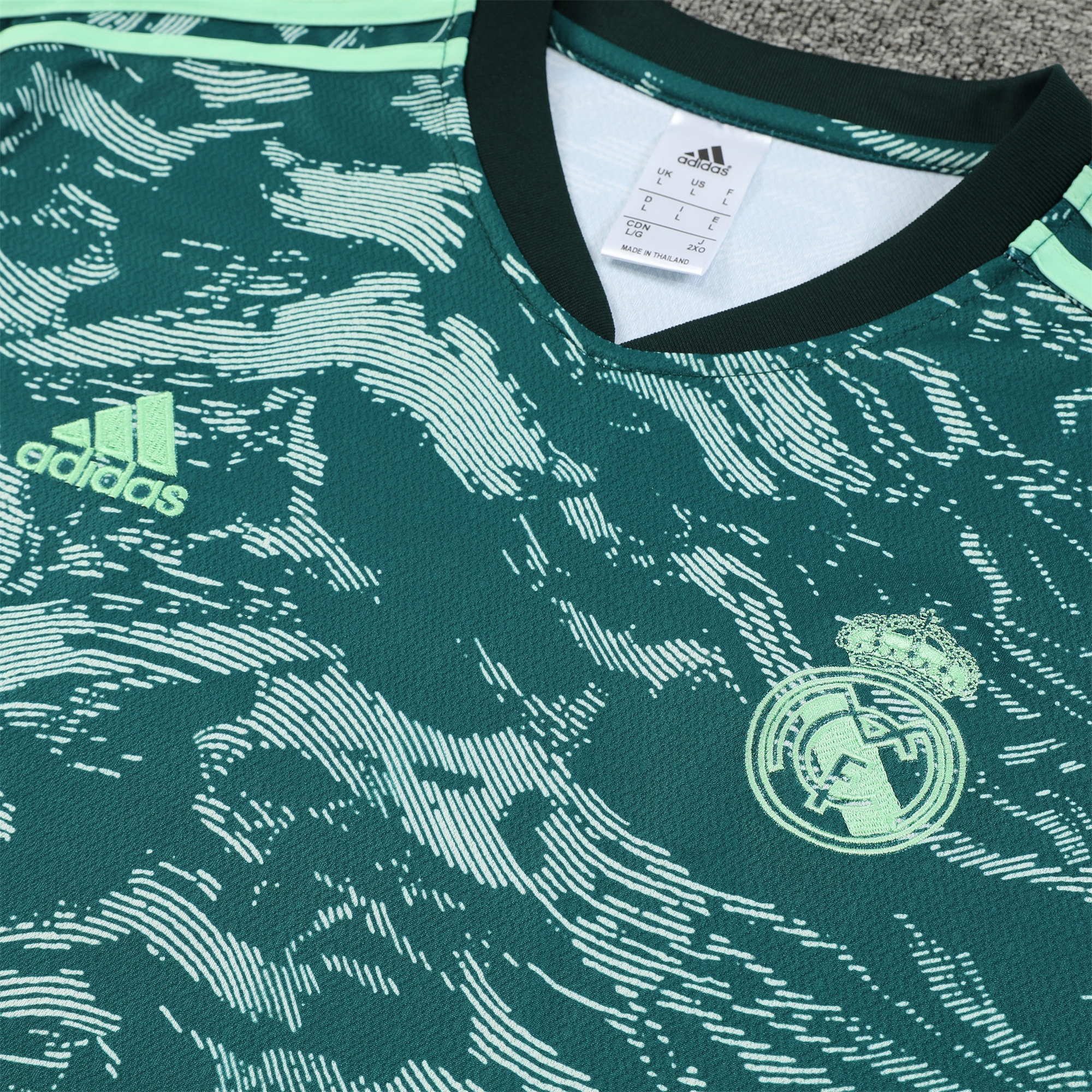 Real Madrid 23-24 Short-Sleeve Training Set - Green