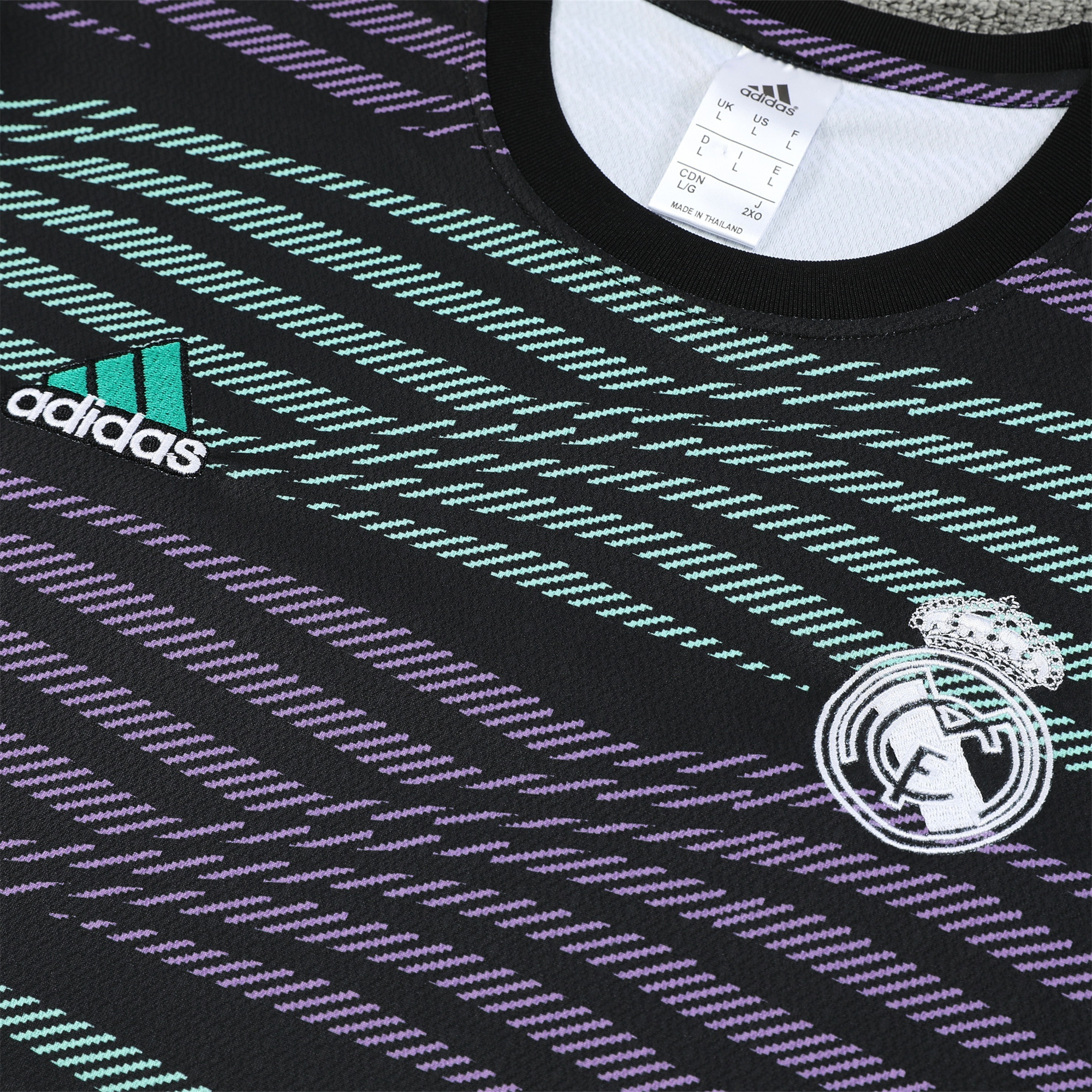 Real Madrid 23-24 Short-Sleeve Training Set - Purple&Green
