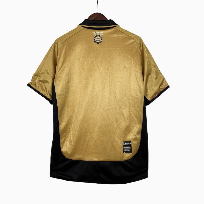 Manchester United Retro 01-02 100th Anniversary Special Edition Jersey - Gold