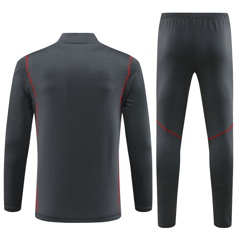 Arsenal 23-24 Kids Long Sleeve Training Set Dark Grey