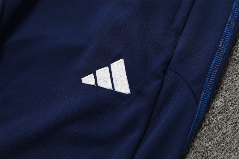 Manchester United 23-24 Kids Long Sleeve Training Set Blue
