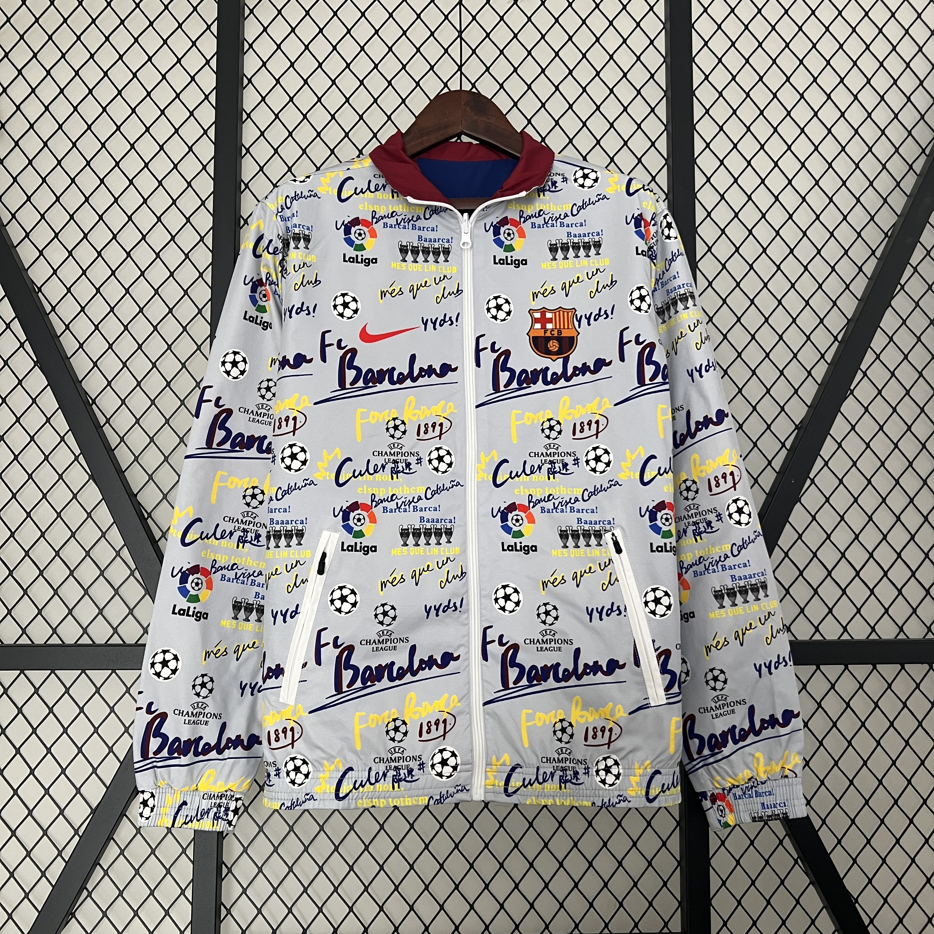 B.A.R.S.A 23-24 Double Sided Windbreaker - Graffiti Style