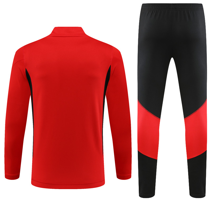 Manchester United 23-24 Kids Long Sleeve Training Set Red