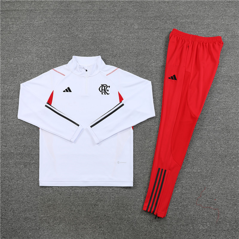 Flamengo 23-24 Long Sleeve Training Set -White