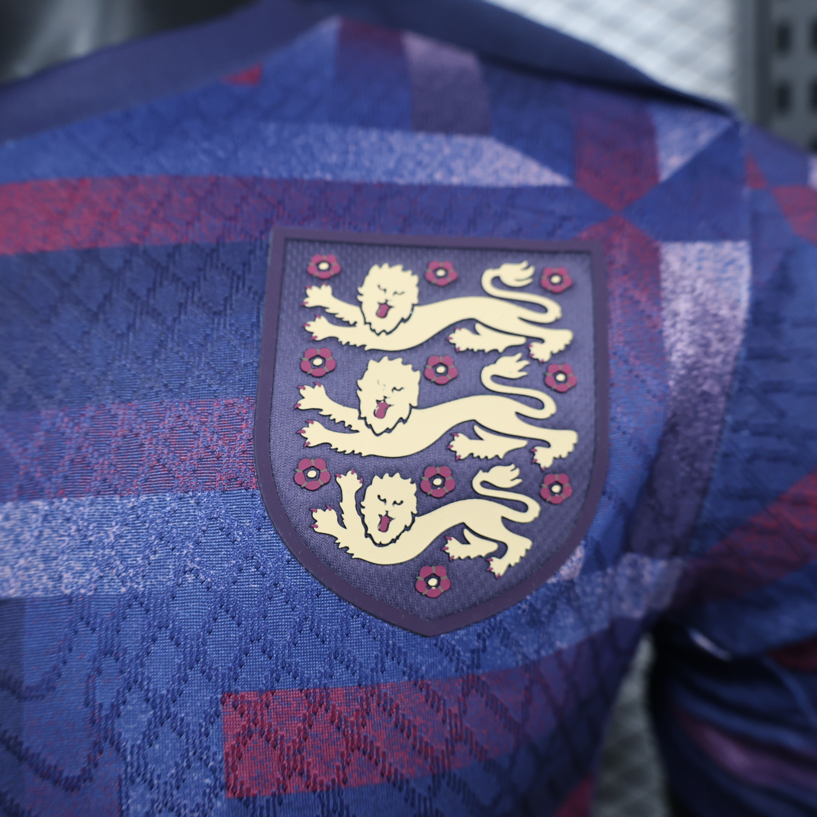 England 2024 Stripe Training Jersey - Player Version